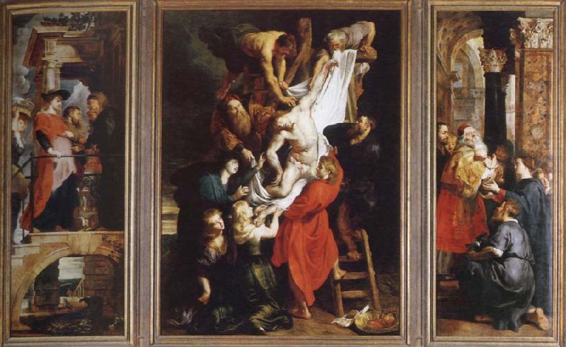 descent from the cross, Peter Paul Rubens
